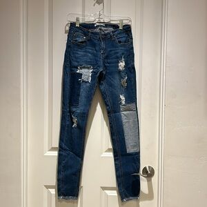 JC & JQ Patch Jeans